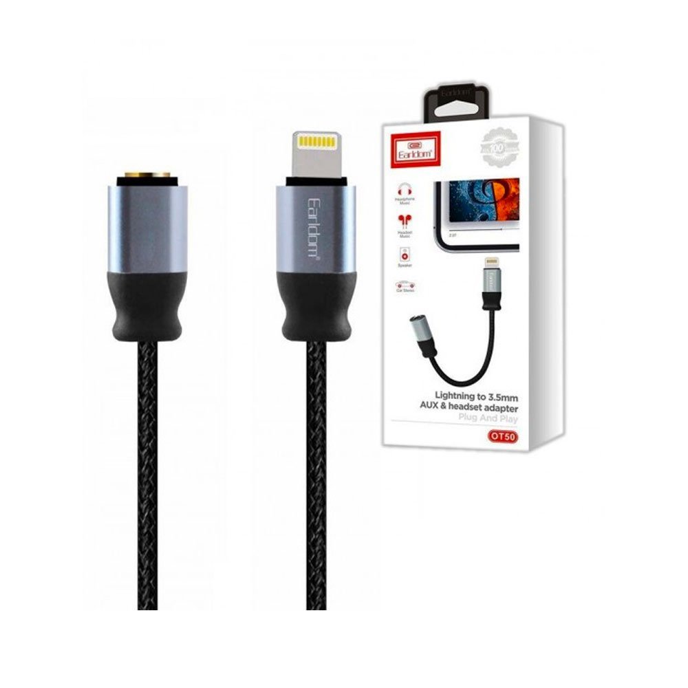airphones-jack-1.jpg Lightning to 3.5mm Aux and headset adapter - Image 1