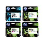 Original HP 920, N9H55FN Ink Cartridge - Cyan, Magenta, Yellow