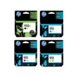 HP 950XL Black High Yield & HP 951 Cyan Magenta Yellow Original Ink Cartridge